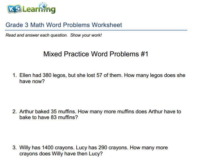 math problems examples